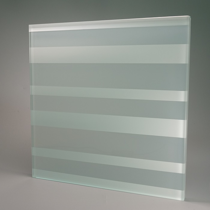 Segmented Opalescent Translucent Laminated Glass